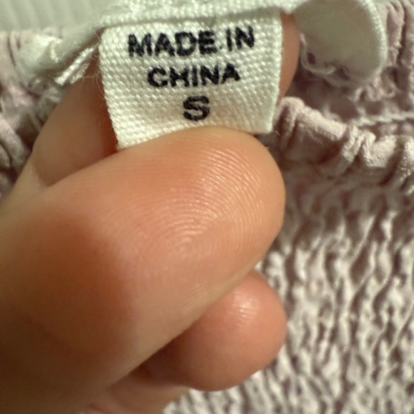 AnnieWear LA Pink Colorblock Cottagecore Dress Size Small Pockets - Picture 4 of 5